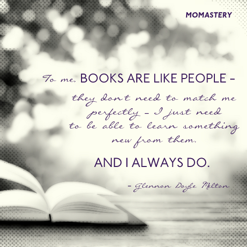 On Books And Feeding Yourself | Momastery